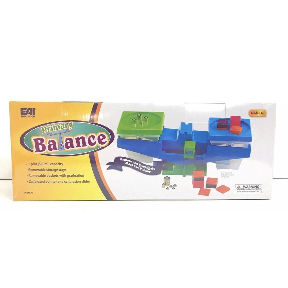 EAI EDUCATIONAL SCIENCE TOOL Primary Balance‎ Learn MASS & VOLUME Grades 3 & Up